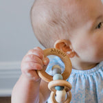 Saturn Ring Wooden Baby Teether - Bannor Toys