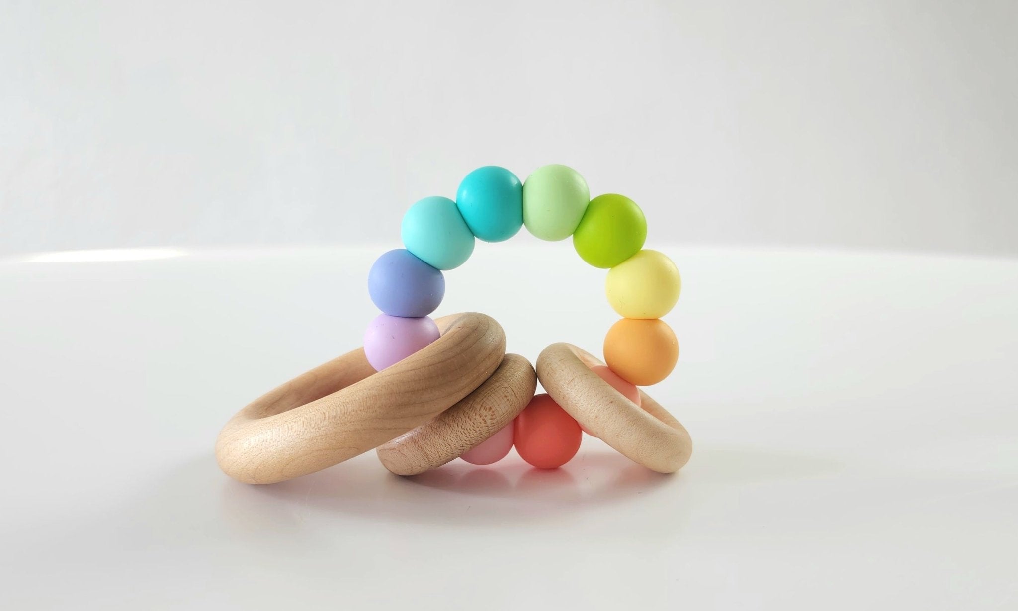 Saturn Ring Wooden Baby Teether - Bannor Toys