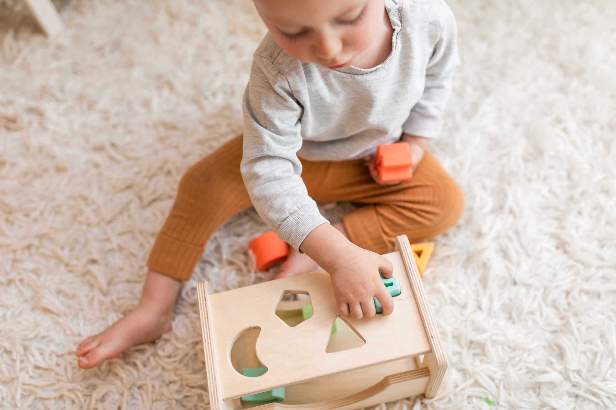 Shape Sorter - Wood + Silicone - Bannor Toys