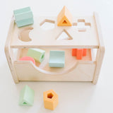 Shape Sorter - Wood + Silicone - Bannor Toys