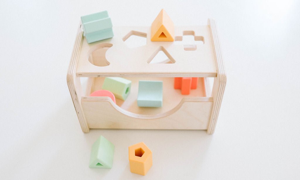 Shape Sorter - Wood + Silicone - Bannor Toys