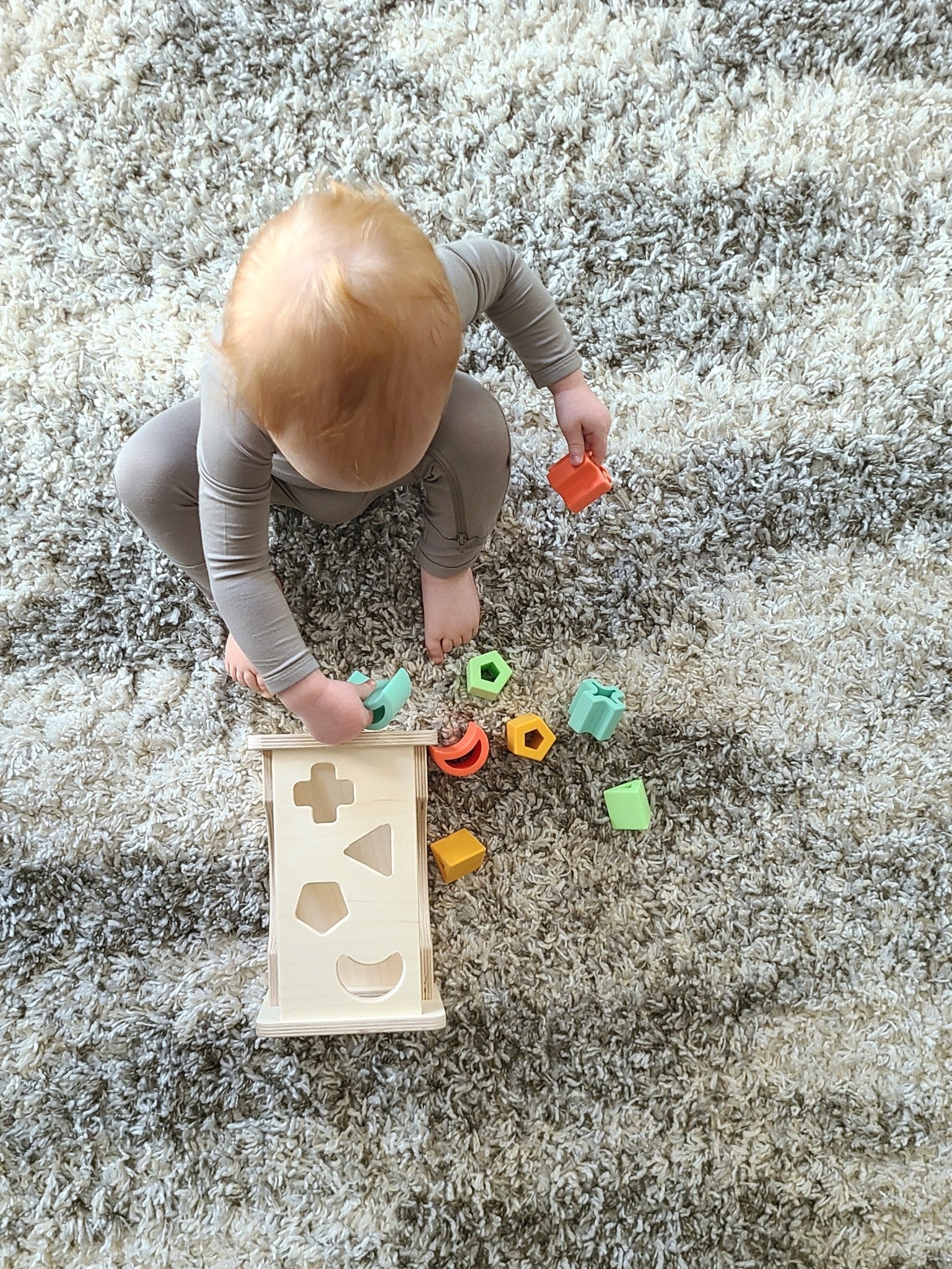 Shape Sorter - Wood + Silicone - Bannor Toys