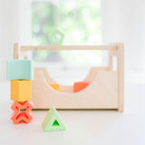 Shape Sorter - Wood + Silicone - Bannor Toys