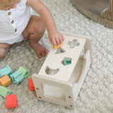 Shape Sorter - Wood + Silicone - Bannor Toys