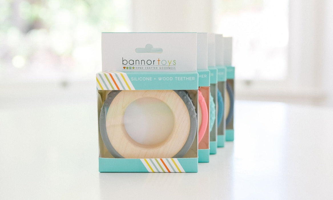 Silicone Wrapped Teether - Bannor Toys