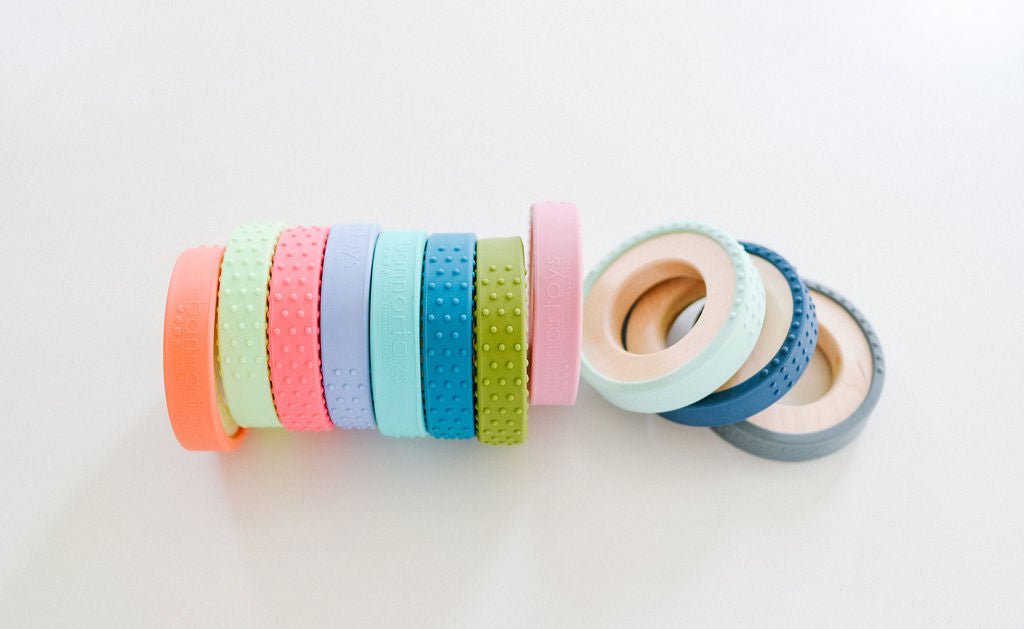 Silicone Wrapped Teether - Bannor Toys