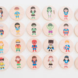 Superhero Kids Matching Tiles - Bannor Toys