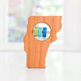 Vermont State Wooden Baby Rattle™ - Bannor Toys