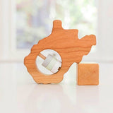 West Virginia State Wooden Baby Rattle™ - Bannor Toys