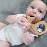 Whale Wooden Baby Rattle - Bannor Toys