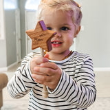 Wooden Star Wand - Bannor Toys