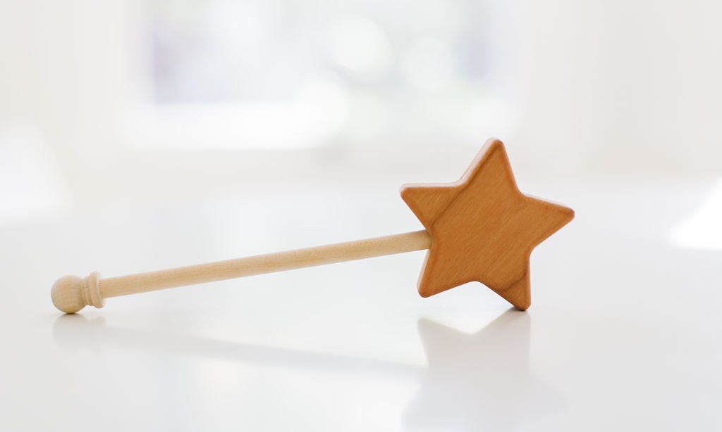Wooden Star Wand - Bannor Toys