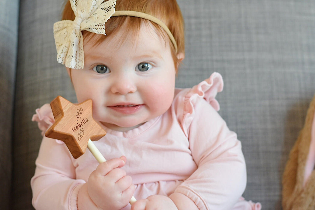 Wooden Star Wand by Bannor Toys